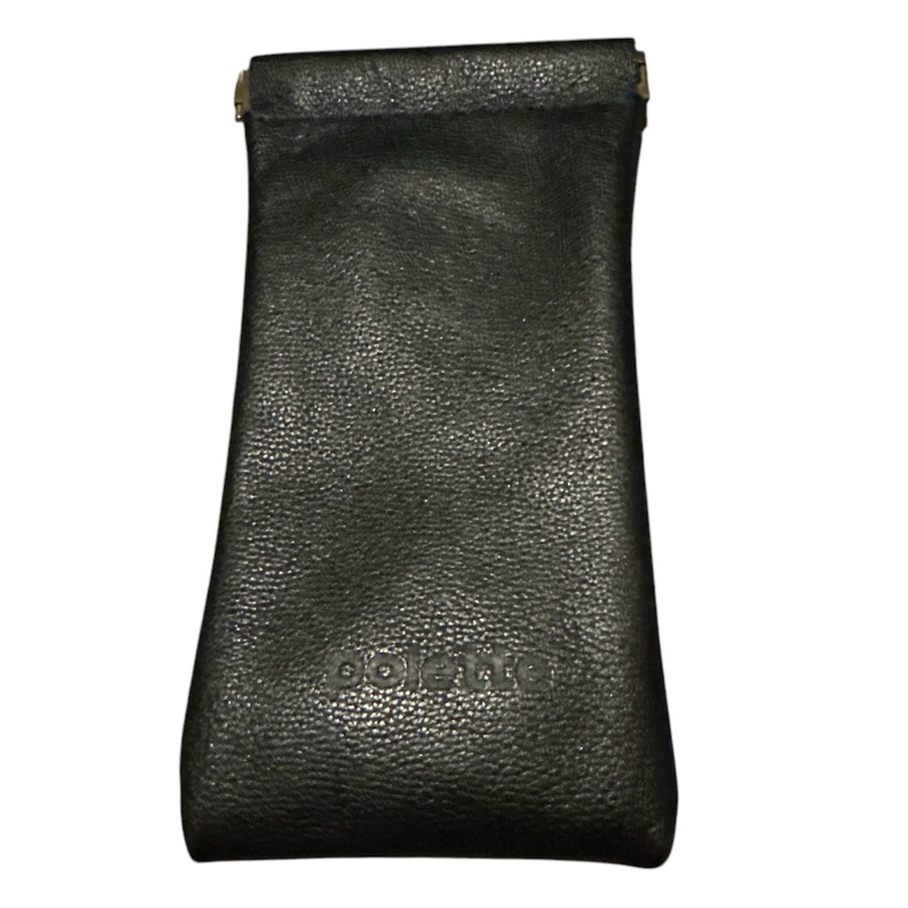 Polette black eyeglass case